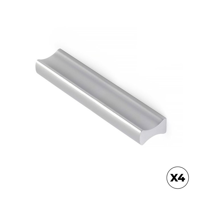 Rei Poignée de meuble type poignée modèle 2279, aluminium anodisé mat, 64 mm, lot de 4 Rei Poignée de meuble type poignée modèle 2279, aluminium anodisé mat, 64 mm, lot de 4