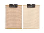 KINVARA Set de 24 sets de table rectangulaires 30x45cm Beige + Marron