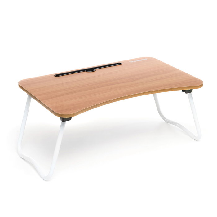Pack Table d'Appoint Pliante Multi-Usage et Coussin de lecture avec accoudoirs InnovaGoods