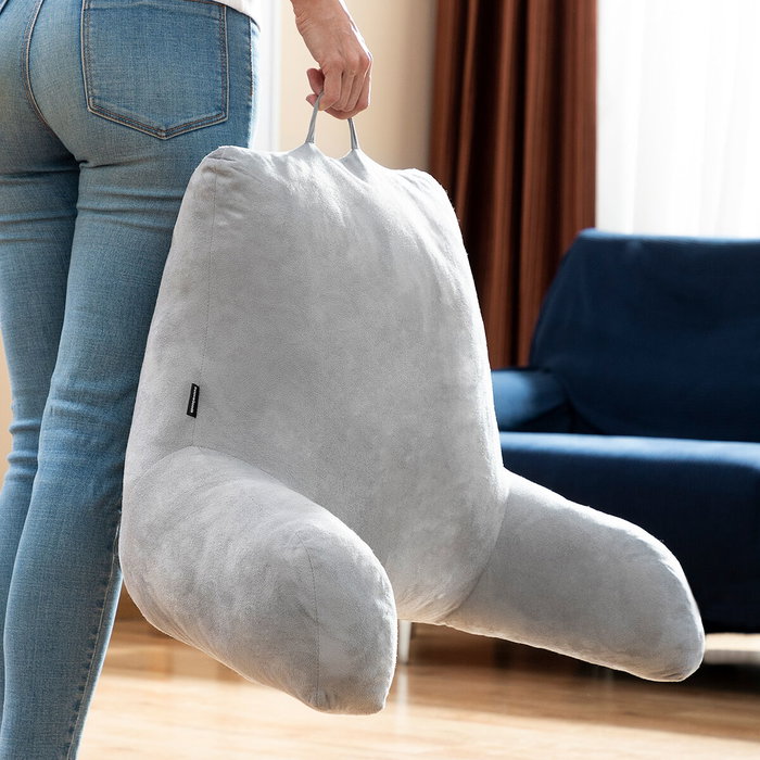 Pack Table d'Appoint Pliante Multi-Usage et Coussin de lecture avec accoudoirs InnovaGoods