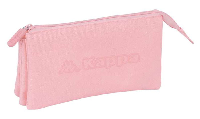 Safta Portatodo Triple Kappa Basics Rosa - Rangement triple en carton 22x12x3 cm Safta Portatodo Triple Kappa Basics Rosa - Rangement triple en carton 22x12x3 cm