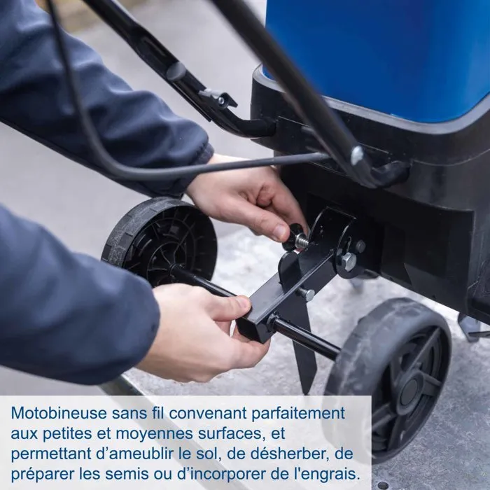 Scheppach BC-MT300-X Set S Motobineuse sans fil