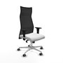 Piqueras y Crespo Chaise de Bureau Albacete Blanc et Noir