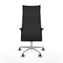 Piqueras y Crespo Chaise de Bureau Albacete Blanc et Noir