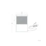 Kamianske Lampe de Table en Rotin Modèle SKD-T1022 - Style Boho-Chic Naturel - Ampoule E27 - Structure Métal Noir