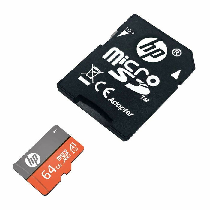 Carte Mémoire Micro SD avec Adaptateur HP HFUD064-1V31A 64 GB Carte Mémoire Micro SD avec Adaptateur HP HFUD064-1V31A 64 GB