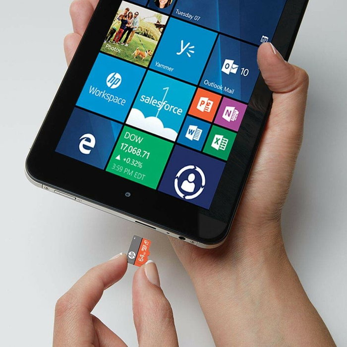 Carte Mémoire Micro SD avec Adaptateur HP HFUD064-1V31A 64 GB Carte Mémoire Micro SD avec Adaptateur HP HFUD064-1V31A 64 GB