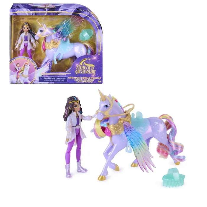 Spin Master Sophia et Wildstar Ailes Magiques - Unicorn Academy Spin Master Sophia et Wildstar Ailes Magiques - Unicorn Academy