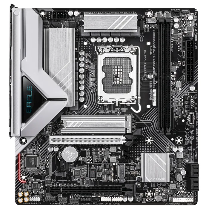 Gigabyte B860M EAGLE V2 Carte mère Micro-ATX Socket Intel B860 DDR5 pour PC Gaming, Bureautique et Multimédia