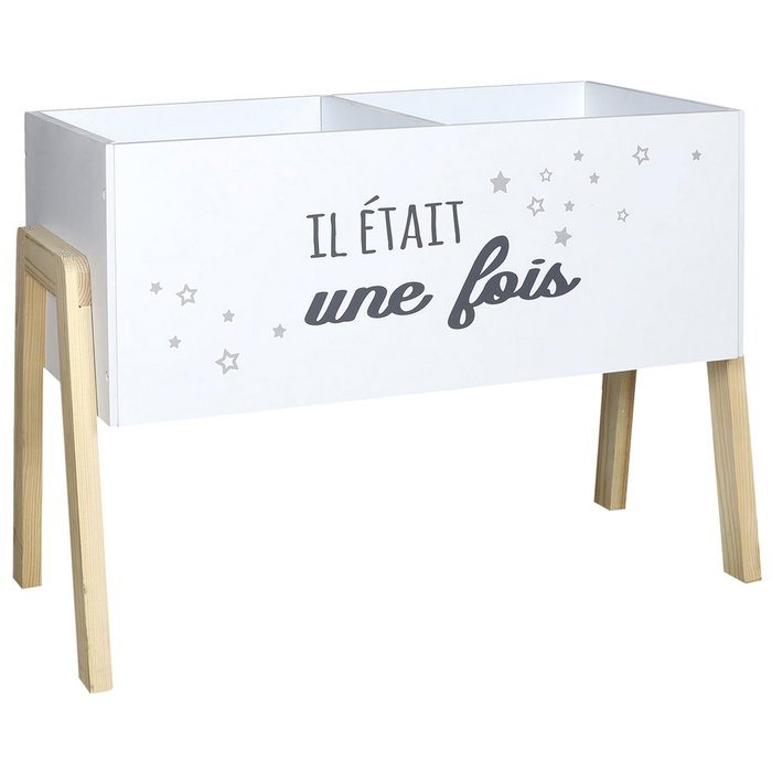 Home Deco Kids Cubo Almacenar C/2 Compartiment Home Deco Kids Cubo Almacenar C/2 Compartiment