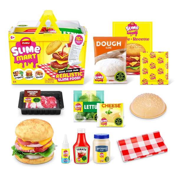 Zuru Slime Mart Panier d'Achat avec Nourriture, Modèles Assortis