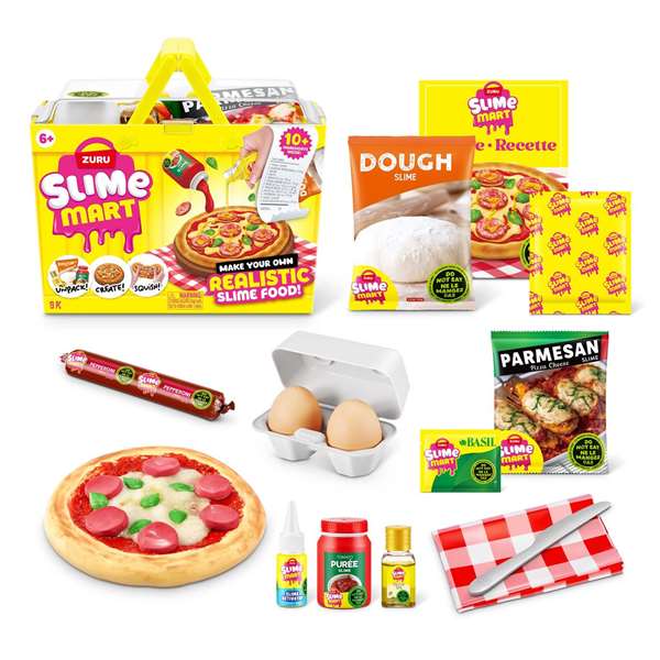 Zuru Slime Mart Panier d'Achat avec Nourriture, Modèles Assortis