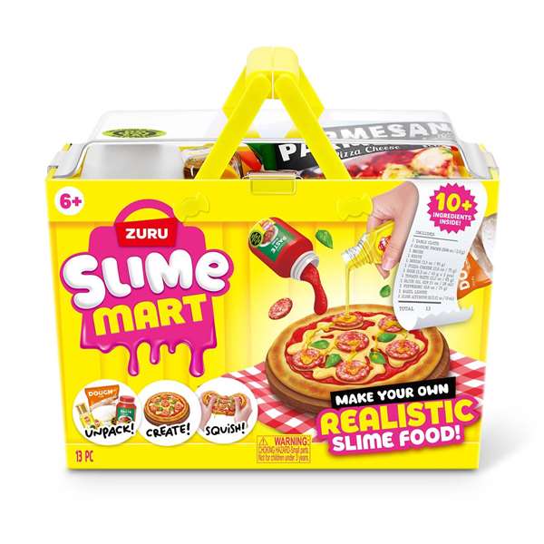 Zuru Slime Mart Panier d'Achat avec Nourriture, Modèles Assortis