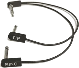 EBS Câble Audio Jack Stéréo vers Jack Mono (X2) - 30 cm