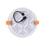 Placa LED IP65 15W 1.177Lm 4200K Blanc Naturel Circular sans cadre