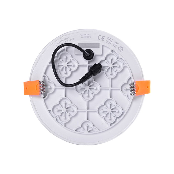 Plaque LED 15W 1 177Lm 4200ºK Circulaire sans Cadre Blanco Natural Plaque LED 15W 1 177Lm 4200ºK Circulaire sans Cadre Blanco Natural