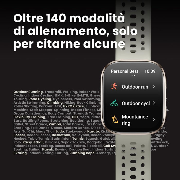 Amazfit Wearable Bip 6 46mm Noir, argent
