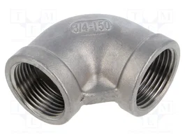 GEBO Coude à 90° Femelle-Femelle G 3/4'' G316 en Acier Inoxydable