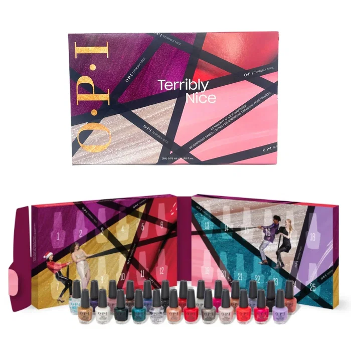 OPI Ensemble Calendrier de l'Avent de maquillage Terribly Nice, 25 pièces