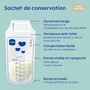 MAM Sachets de conservation - Pack de 25 - 180 ml