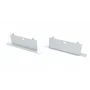 Tapón Final Perfíl Tipo SORGA Aluminium - Blanc - Con Agujero