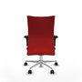 Piqueras Y Crespo Chaise de bureau Albacete confidente, Rouge, Similicuir, Mécanisme Synchro