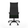 Piqueras y Crespo Chaise de Bureau Albacete XL Vert et Noir