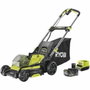 Ryobi RY18LMX40C-150 Tondeuse poussée 18V Brushless, 40 cm