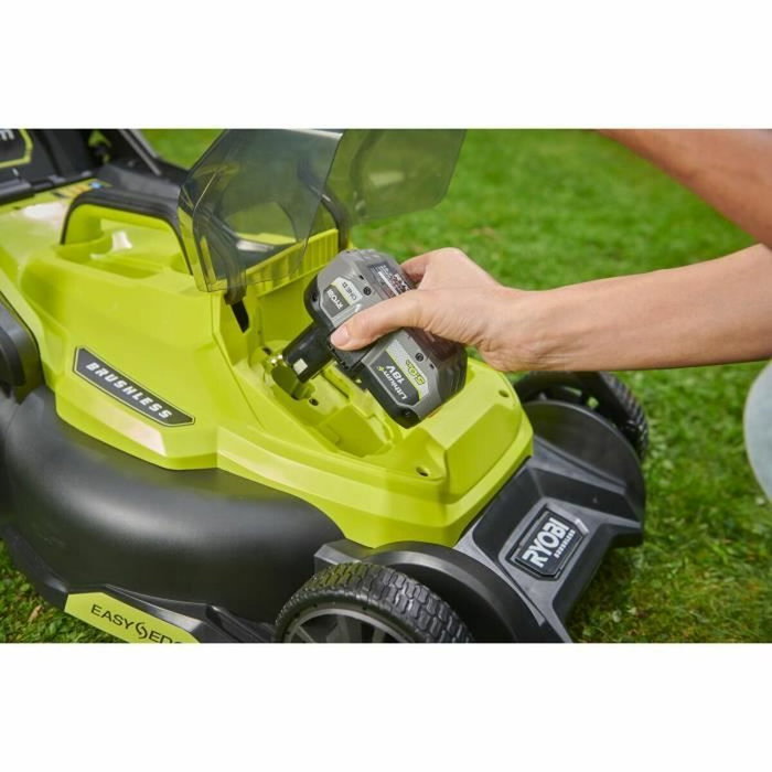Ryobi RY18LMX40C-150 Tondeuse poussée 18V Brushless, 40 cm Ryobi RY18LMX40C-150 Tondeuse poussée 18V Brushless, 40 cm