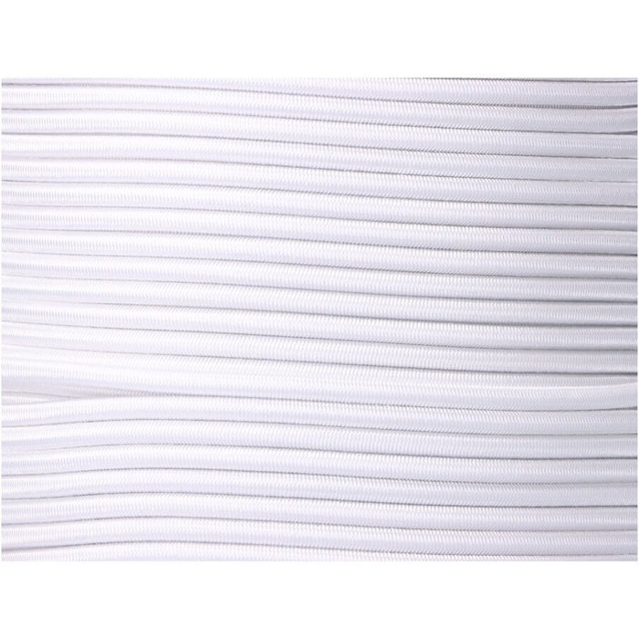 Corde EDM 87922 Blanc Polyester Latex 10 mm x 100 m Élastique