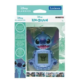 Lexibook Console de jeu portable Stitch Mon compagnon virtuel avec écran couleur et porte-clés intégré - My Best-e - Pour enfant dès 5 ans