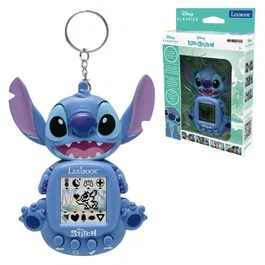 Lexibook Console de jeu portable Stitch Mon compagnon virtuel avec écran couleur et porte-clés intégré - My Best-e - Pour enfant dès 5 ans