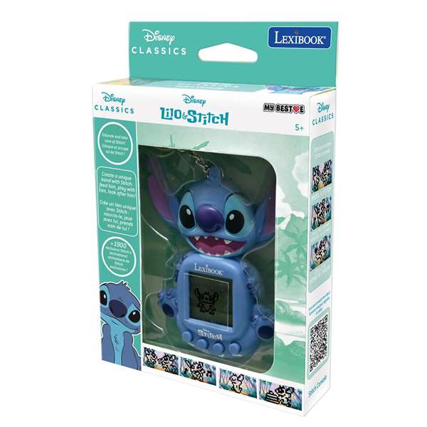 Lexibook Disney Stitch My Best-E Console de jeu portable bleue