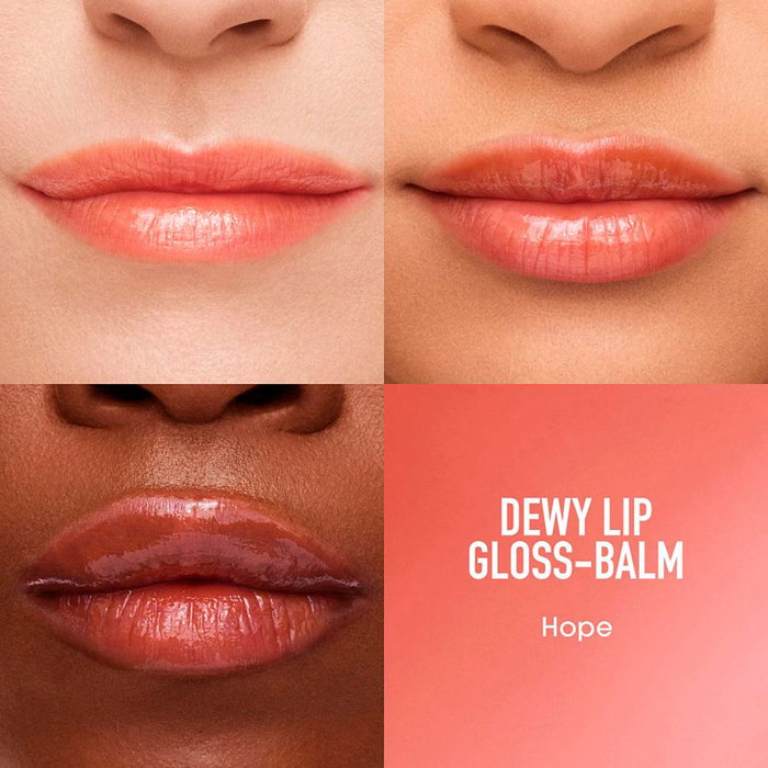 Bare Minerals Baume à Lèvres DEWY LIP GLOSS BALM #Hope Hydratant Longue Tenue 2,3g - Teintes Brown/Orange