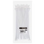 Hantums Sachet de 100 colliers de serrage 100% nylon 250x4.8mm Naturel