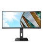 AOC Écran PC Gamer/Professionnel Courbé 34 Pouces (86,4 cm) - 1500R - Résolution QHD 3440x1440 - Dalle VA - Ports HDMI 2.0, DisplayPort 1.2 et USB 3.2 - AdaptiveSync