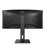 AOC Écran PC Gamer/Professionnel Courbé 34 Pouces (86,4 cm) - 1500R - Résolution QHD 3440x1440 - Dalle VA - Ports HDMI 2.0, DisplayPort 1.2 et USB 3.2 - AdaptiveSync