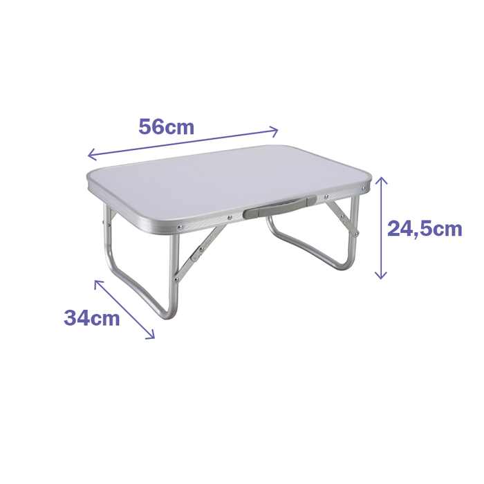 Marbueno SUMMER 10015B Table Pliable Blanc Aluminium Design Moderne pour Camping Plage Jardin Marbueno SUMMER 10015B Table Pliable Blanc Aluminium Design Moderne pour Camping Plage Jardin