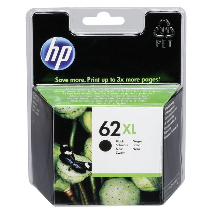 HP 62XL Cartouche d'encre noire grande capacité