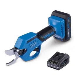 Scheppach BC-PRS28-X Sécateur sans fil avec batterie 20V 2Ah IXES - Coupe jusqu'à 28 mm, poignée Softgrip, lame acier enclume, arrêt automatique