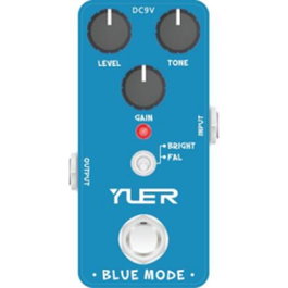 YUER Blue Mode - Pédale d'overdrive blues avec mode Bluetooth, inspirée du Boss BD-2