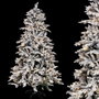 BigBuy Home Sapin de Noël Enneigé Blanc et Vert 240 cm