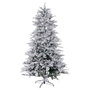 BigBuy Home Sapin de Noël Enneigé Blanc et Vert 240 cm