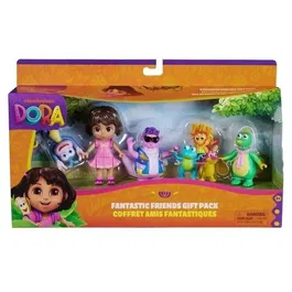 Spin Master Dora Coffret Figurines Amis Fantastiques Dora l'Exploratrice - 5 Figurines - Jouet Dès 3 Ans