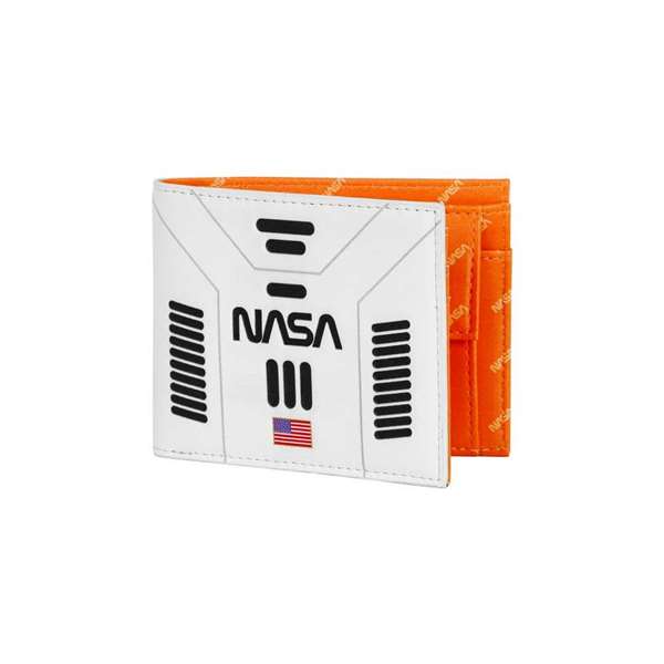 Karactermania Portefeuille homme NASA Spaceship en PVC avec plusieurs compartiments, 12 x 2 x 12 cm