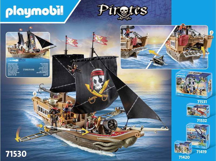 Playmobil Grand Bateau Pirate 71530