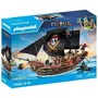 Playmobil 71530 Bateau Pirates avec Canon, Échelle et Crochet, 3 Personnages et Accessoires, 137 Pièces, Jeu de Rôle Créatif, À Partir de 4 Ans