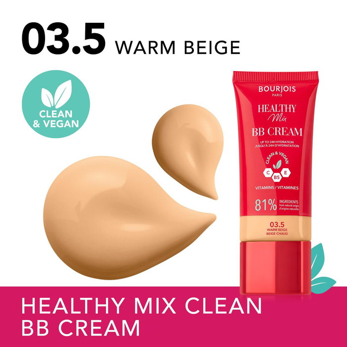 Bourjois Healthy Mix BB Crème 03.5-Beige chaud 30 ml Bourjois Healthy Mix BB Crème 03.5-Beige chaud 30 ml