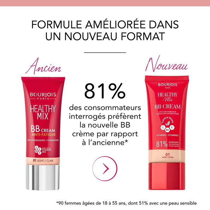 Bourjois Healthy Mix BB Crème 03.5-Beige chaud 30 ml Bourjois Healthy Mix BB Crème 03.5-Beige chaud 30 ml