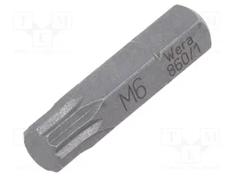 WERA Embout de tournevis spline (12 pans) XZN M6, 1/4 inch